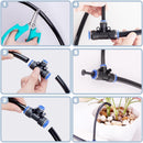 🌱Sistema automático de irrigação de jardim com curva de 360°
