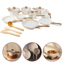Cozinha dos Sonhos: 9 Panelas Ceramica + 13 Utensílios de Brinde