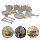 Cozinha dos Sonhos: 9 Panelas Ceramica + 13 Utensílios de Brinde