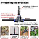 🌱Sistema automático de irrigação de jardim com curva de 360°